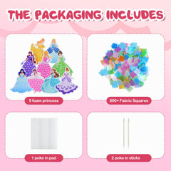 Creative Kimi kids craft set for girls ages 4-8 encouraging creative play