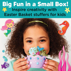 Creativity for Kids colored sand adds vibrant underwater textures