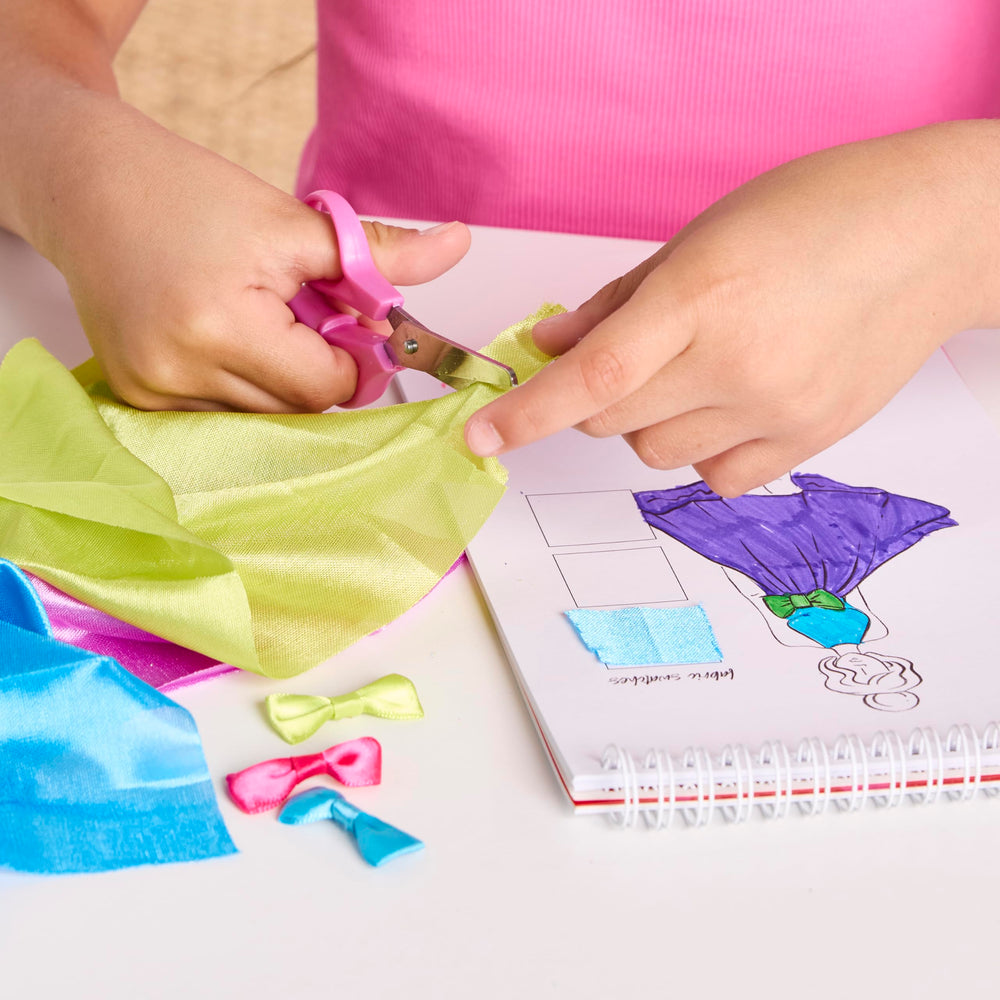 Creativity for Kids Design by You Fashion Studio design manual provides step by step guidance for budding designers.