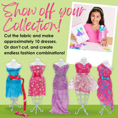 Creativity for Kids Design by You Fashion Studio satin dress form supports draping practice for polished silhouettes.