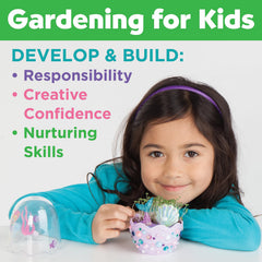 Creativity for Kids terrarium contents display for easy setup