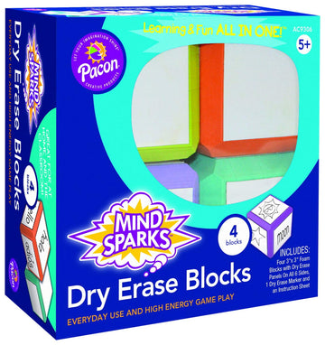 Mind Sparks blocks stacked, showing color variety for creative play
