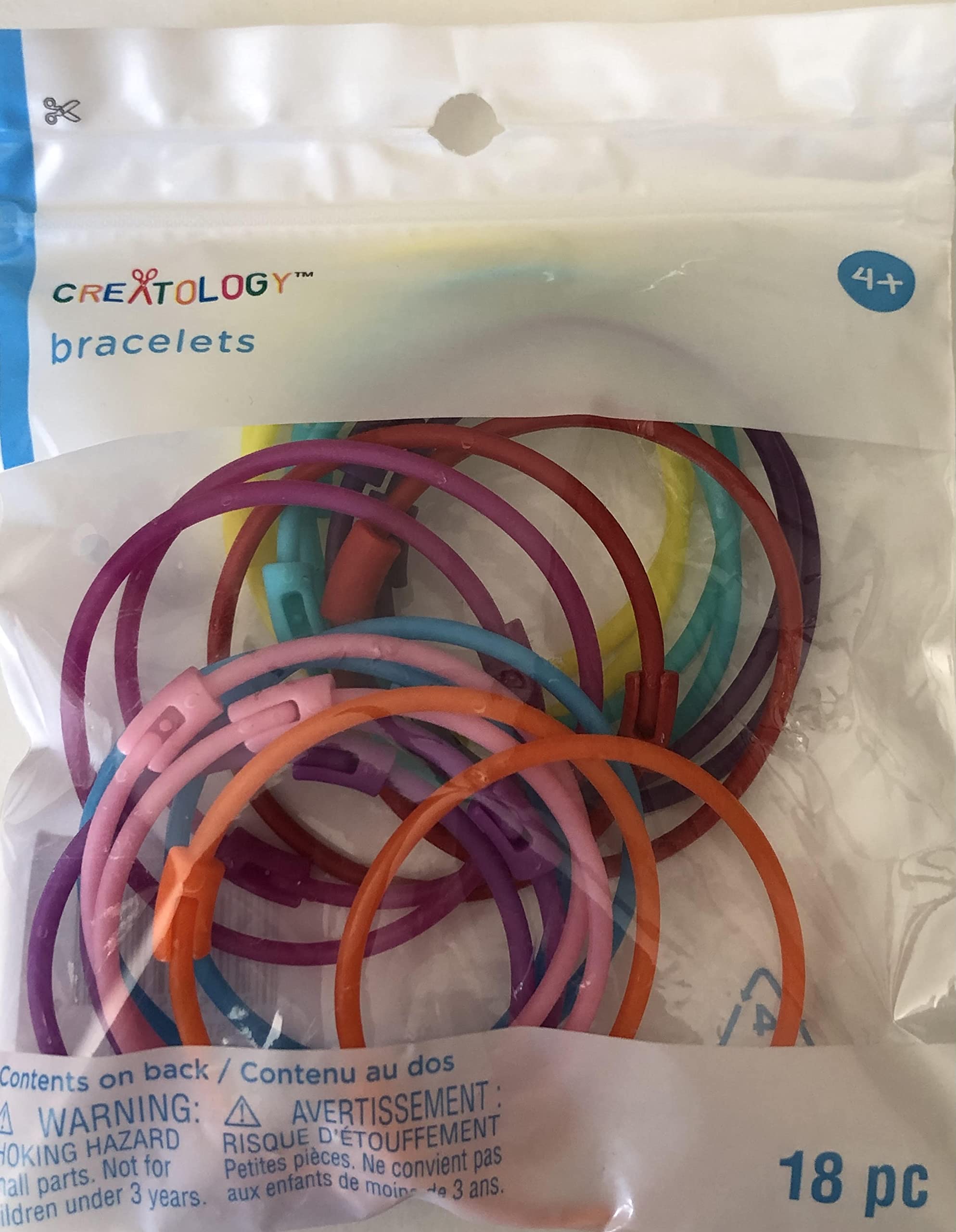 Creatology 7-inch bead bracelets ready for customization with charms and beads at home.