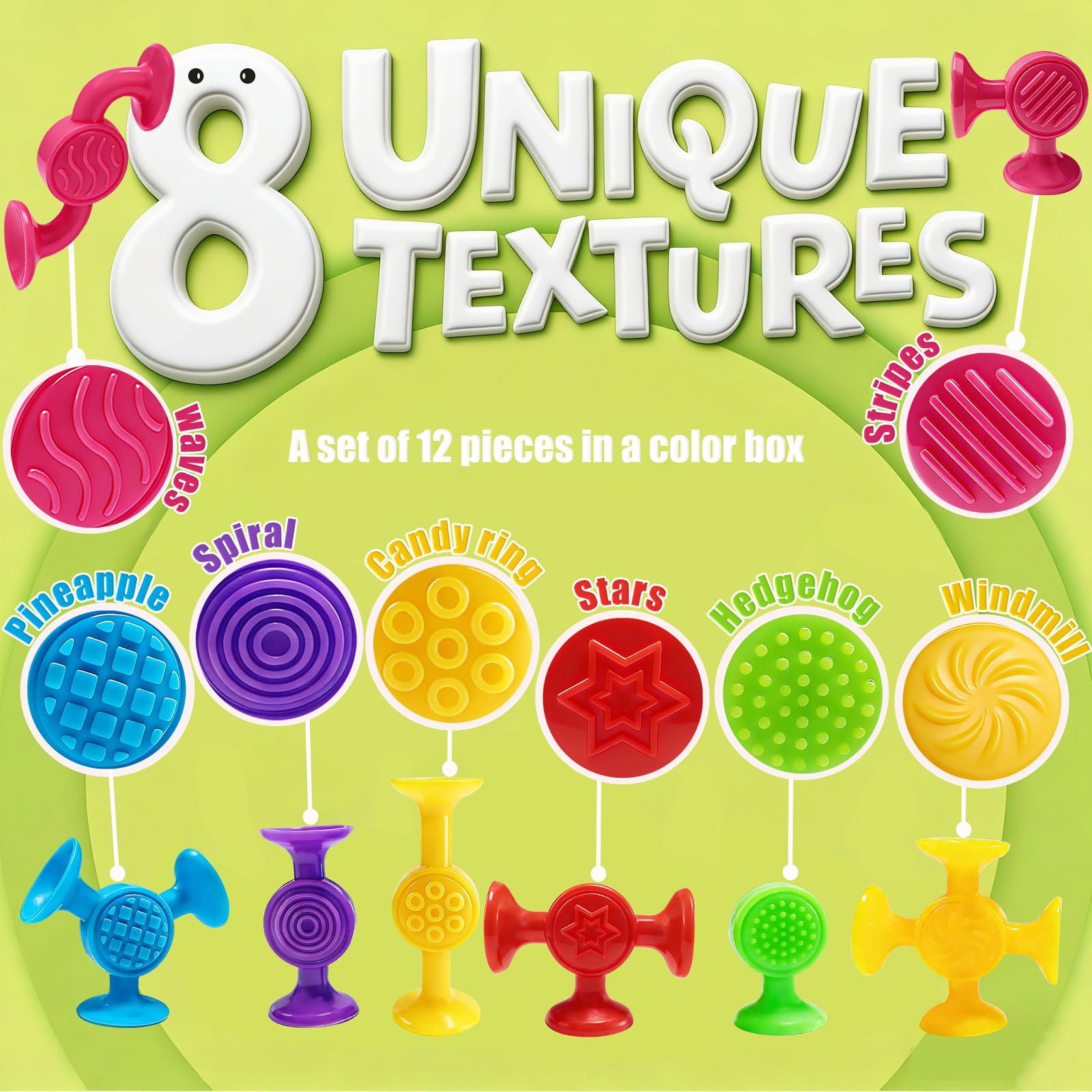 CreateView bath toy travel set: lightweight and travel-ready for car or plane.