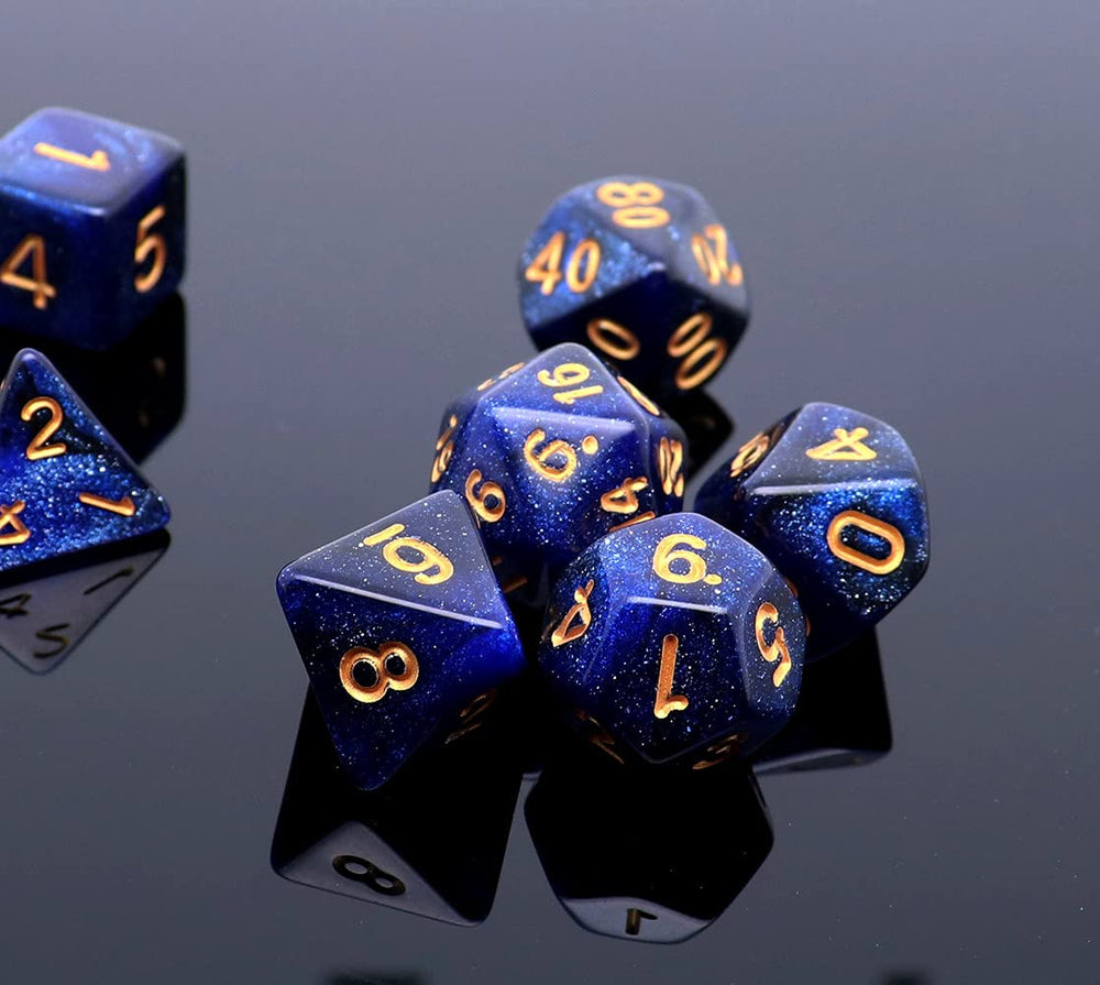 Dice bag included with the set for easy storage and transport.
