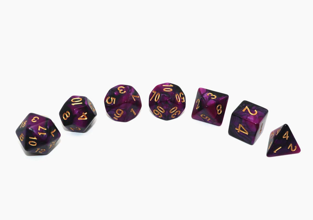 CREEBUY DND dice set with D12, smooth balance for reliable rolls.