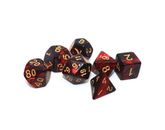 CREEBUY DND Dice Set gold-numbered dice enhances quick readability during sessions.