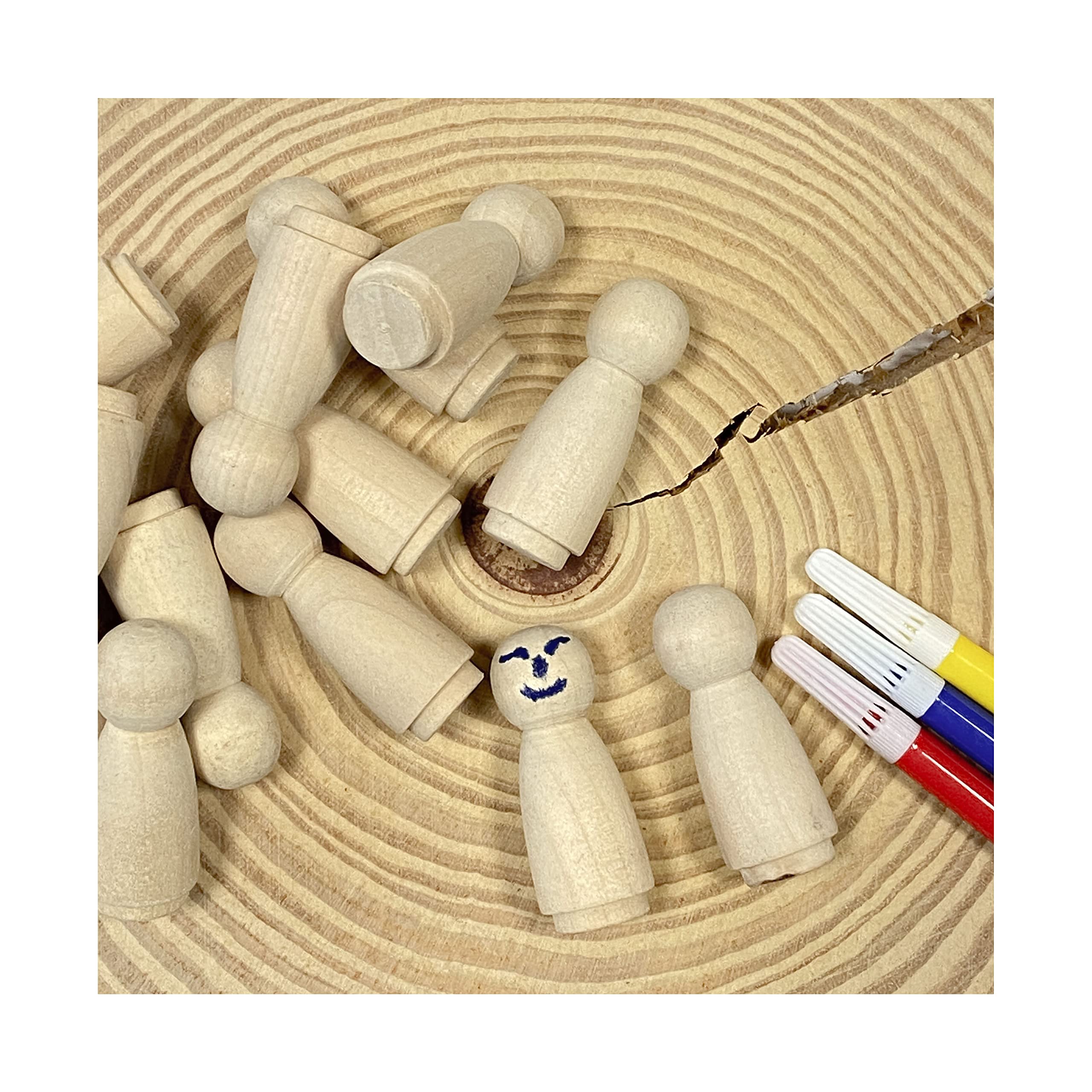 Cregugua paintable doll figures great for decorations, learning toys, and imaginative play