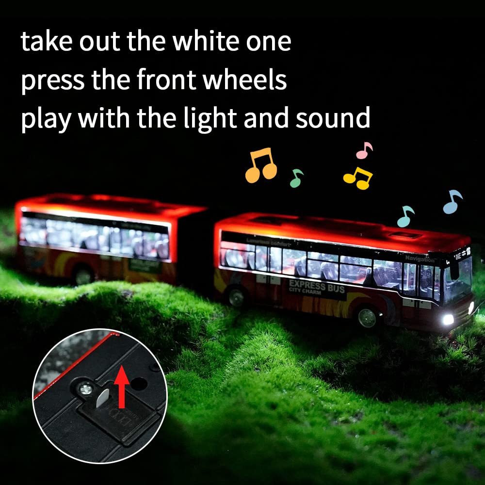 Crelloci City Bus Toy pull-back action demonstrated for quick play