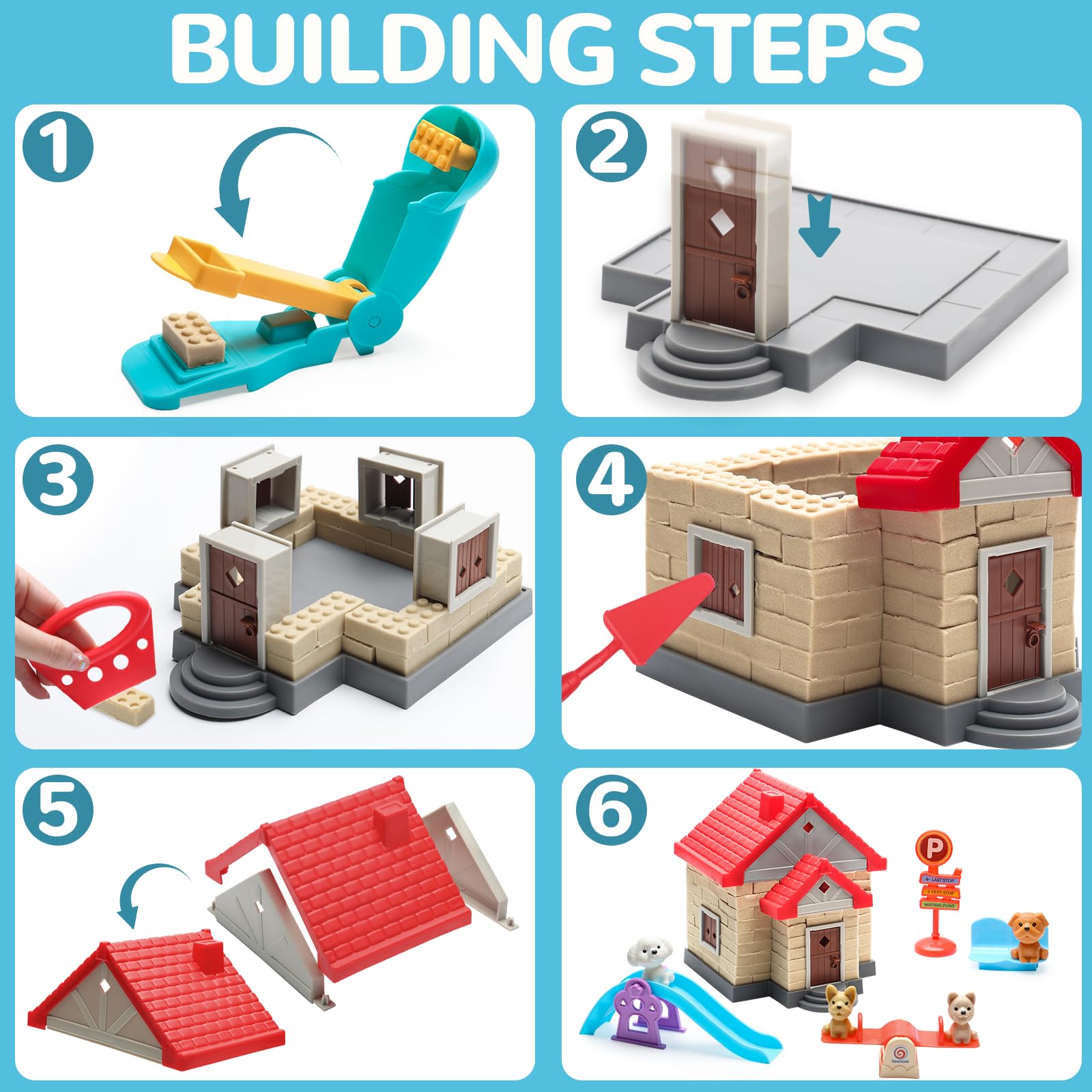 Crelloci construction sensory kit sparks imaginative play and collaboration.