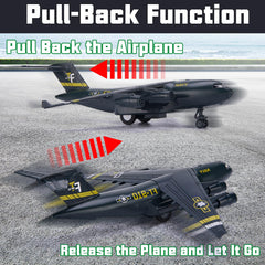 Crelloci die-cast fighter jet planes feature realistic details and durability.