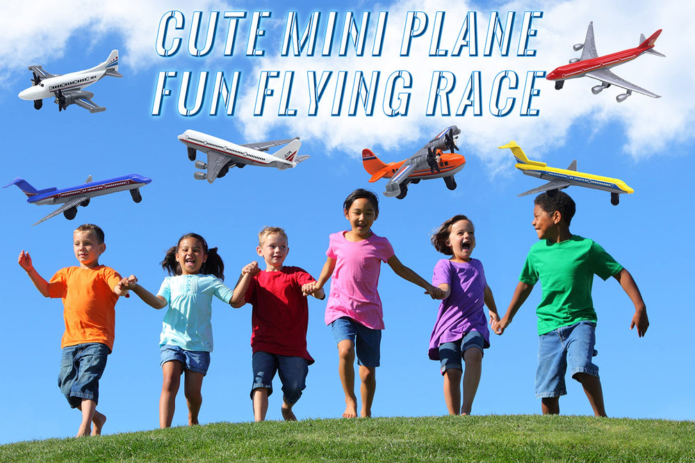 Crelloci small-size planes, easy-to-grab mini aircraft for quick toss-and-play