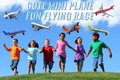 Crelloci small-size planes, easy-to-grab mini aircraft for quick toss-and-play