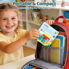 Crenova mini magnetic tiles enabling 2D to 3D play for imaginative builds.