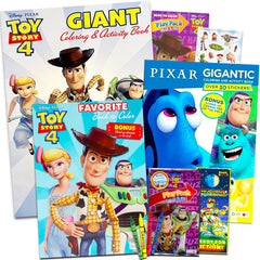 crenstone toy story bundle with giant coloring book, ideal for road trips and home play.