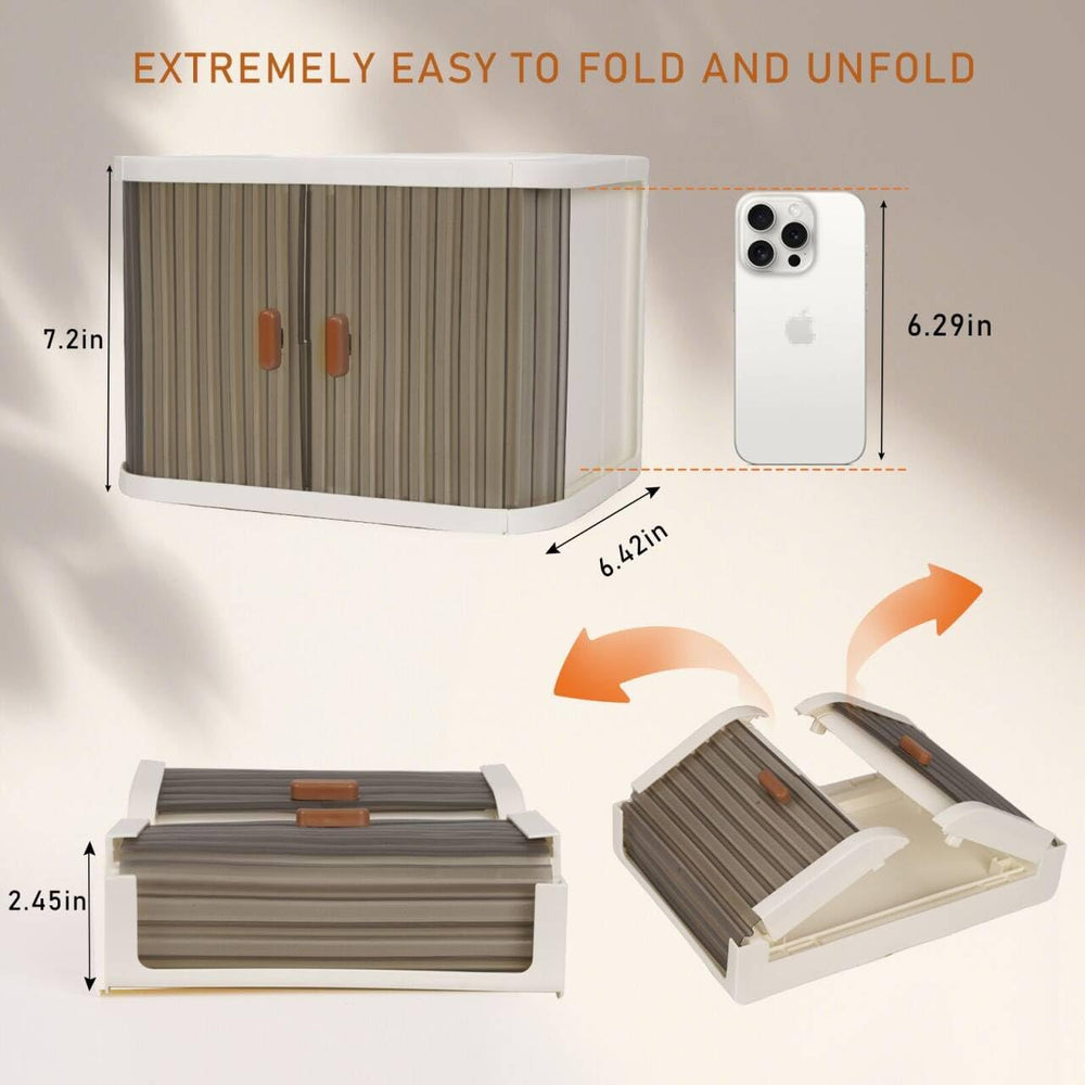 Creproly doll wardrobe stackable base enabling expanding storage