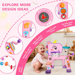 Cretargio Unicorn Sports Center ring toss builds hand-eye coordination.