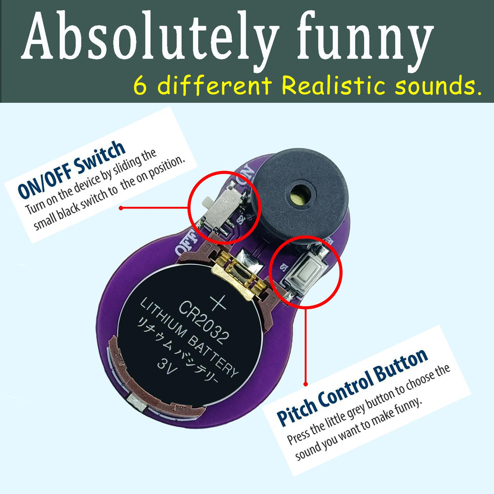 CricketPrank easy-to-hide prank device blends into environments for playful surprises.