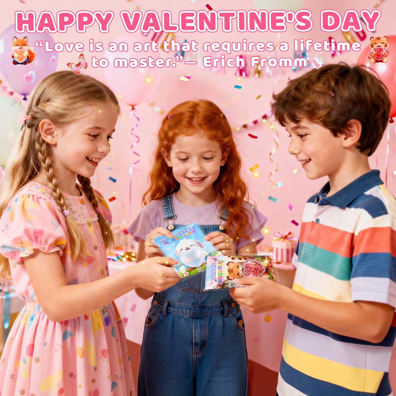 CRIOLPO Valentines cards show TO/FROM clearly for easy wish writing.