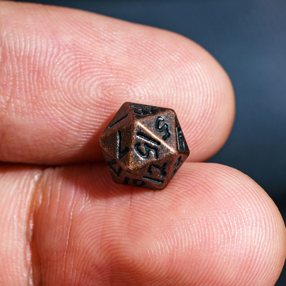 CRITALLIC gift-ready DND dice set, great for players and dungeon masters.