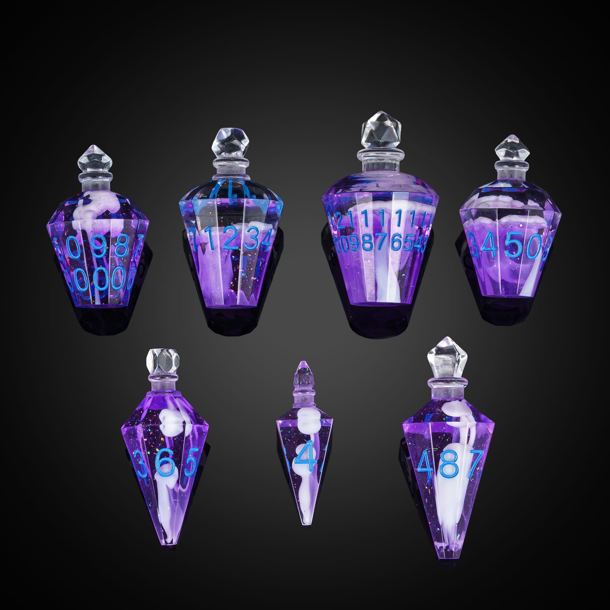 CRITALLIC hand-packaged dice checked for quality and reliability.