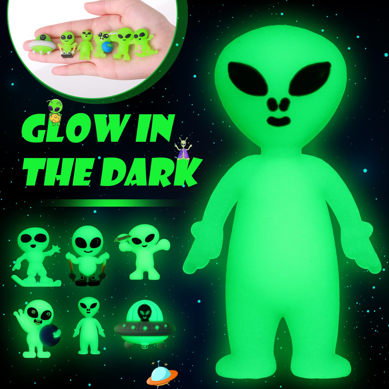 CroBlissful alien figure set perfect for classroom rewards and hands-on play.