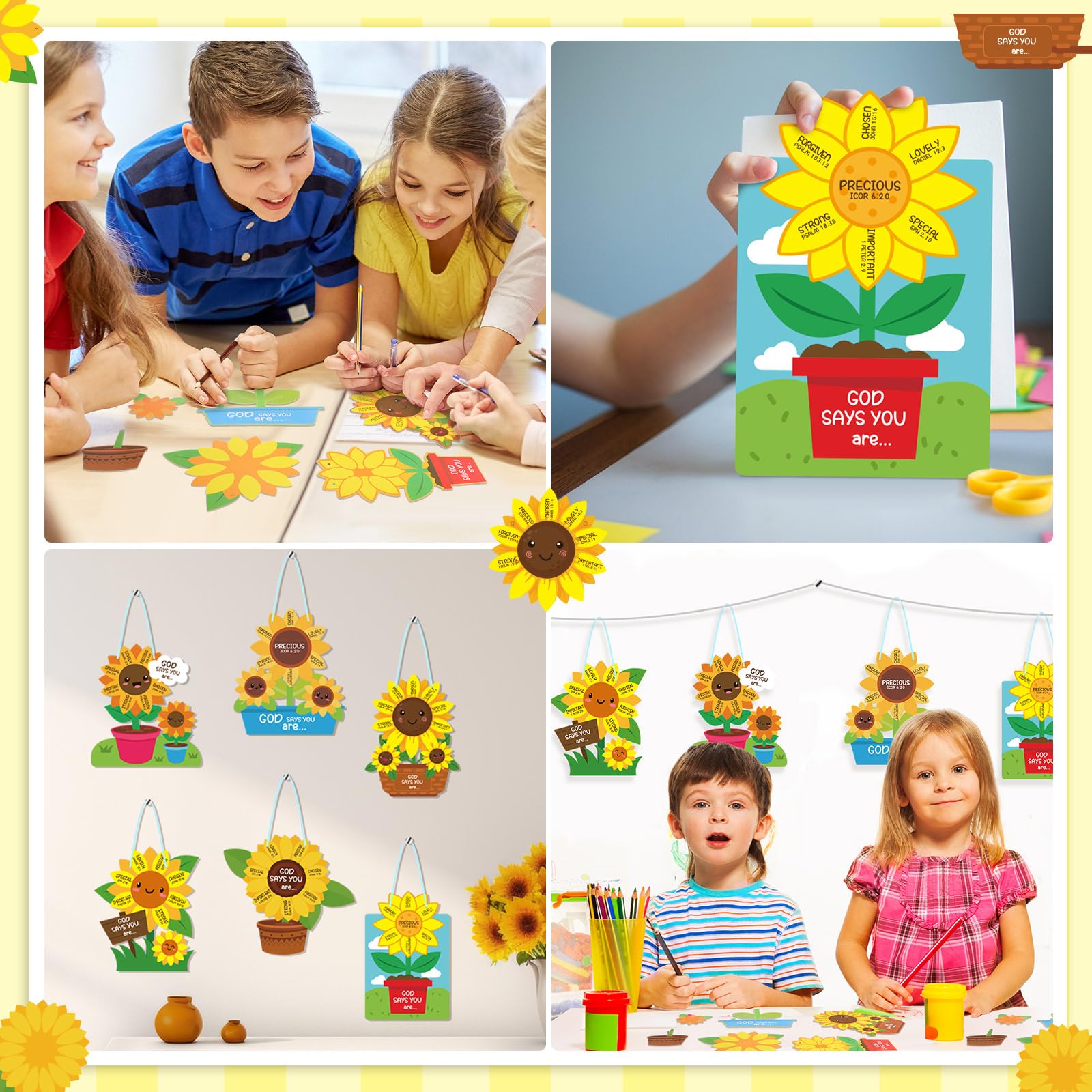 CroBlissful Sunday-school activity setup ready for classroom use and group projects.