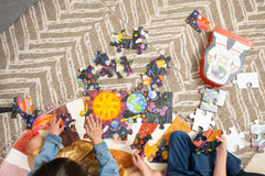 Crocodile Creek 36-piece puzzle pieces aid early problem solving during play.