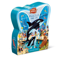 Crocodile Creek aquarium puzzle box promoting imaginative play.