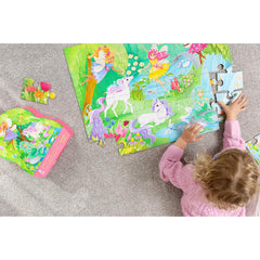 Puzzle suited for ages 3-5 with large, easy-to-handle pieces