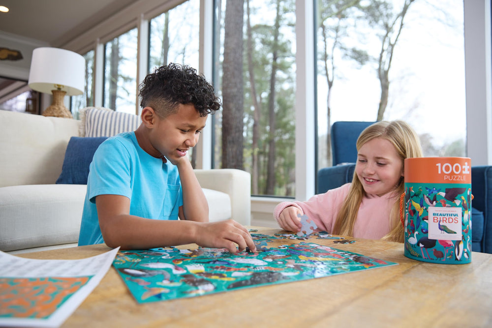 Crocodile Creek Ghost Friends puzzle trick-or-treat scene supports imaginative nighttime play.