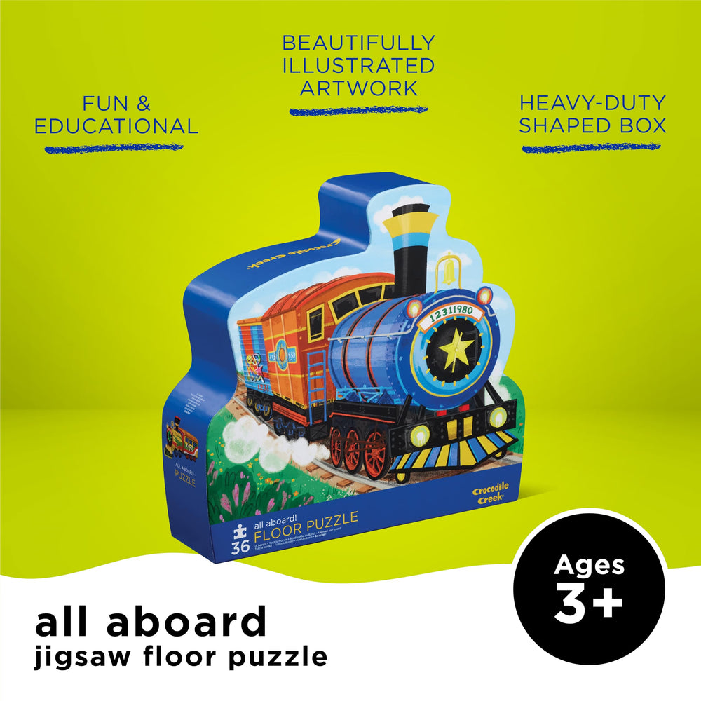 Crocodile Creek heavy-duty shaped box for durable storage after play.
