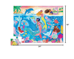 Crocodile Creek Mermaid Dreams puzzle pieces help little hands practice fine motor skills