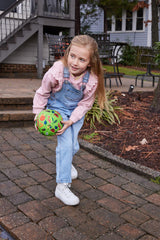Crocodile Creek 5-inch ball featuring Garden Friends design to spark imagination.