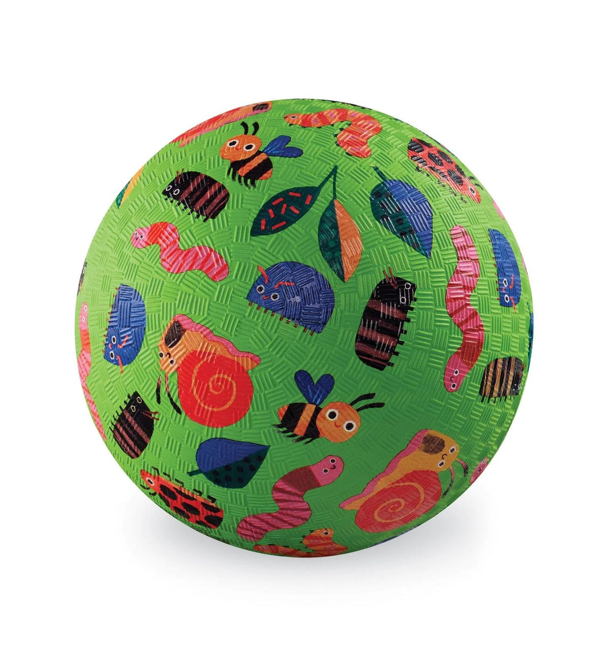 Crocodile Creek 5-inch playground ball with textured grip for easy throwing.