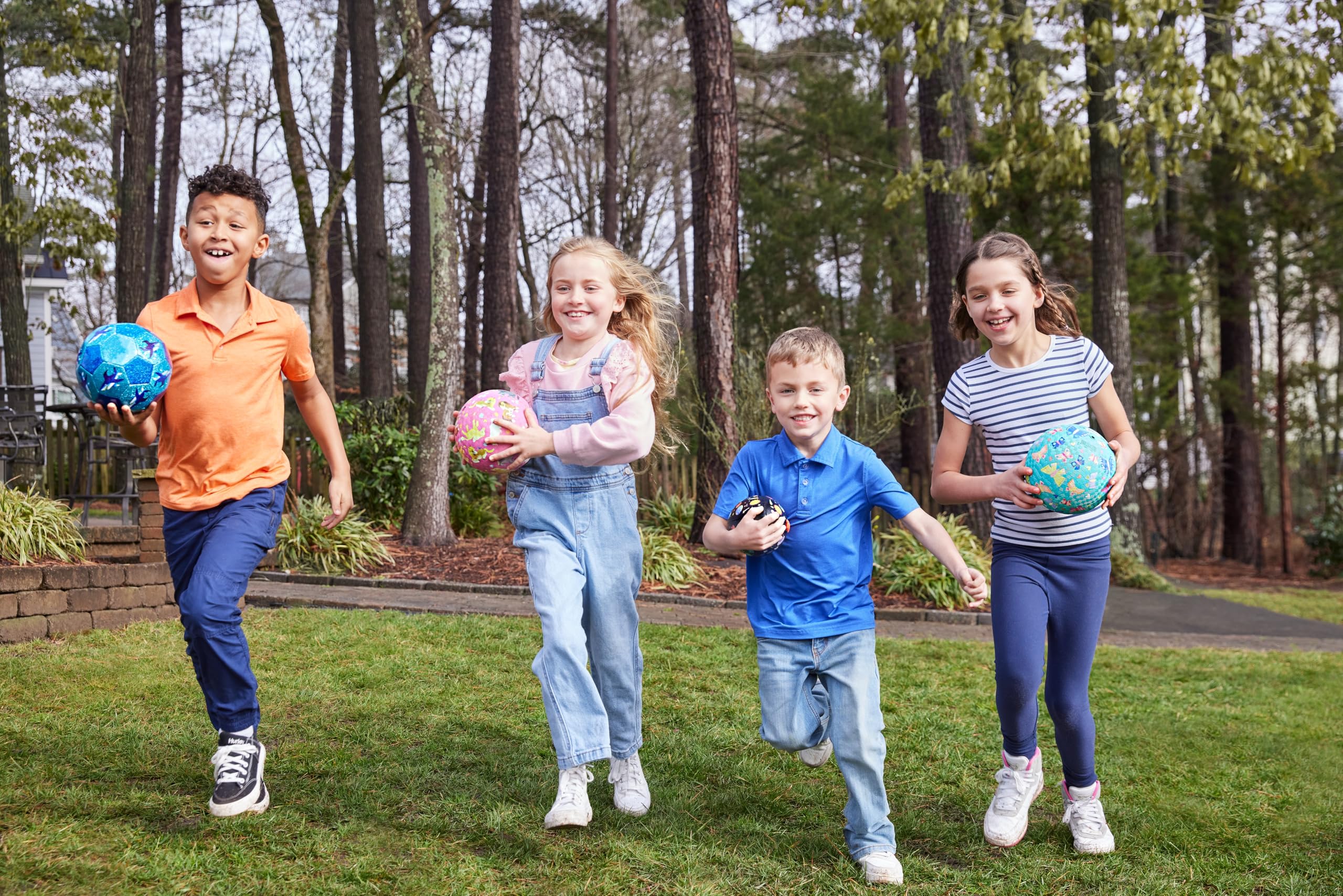 Crocodile Creek logo on ball reinforces trusted kids’ toy brand
