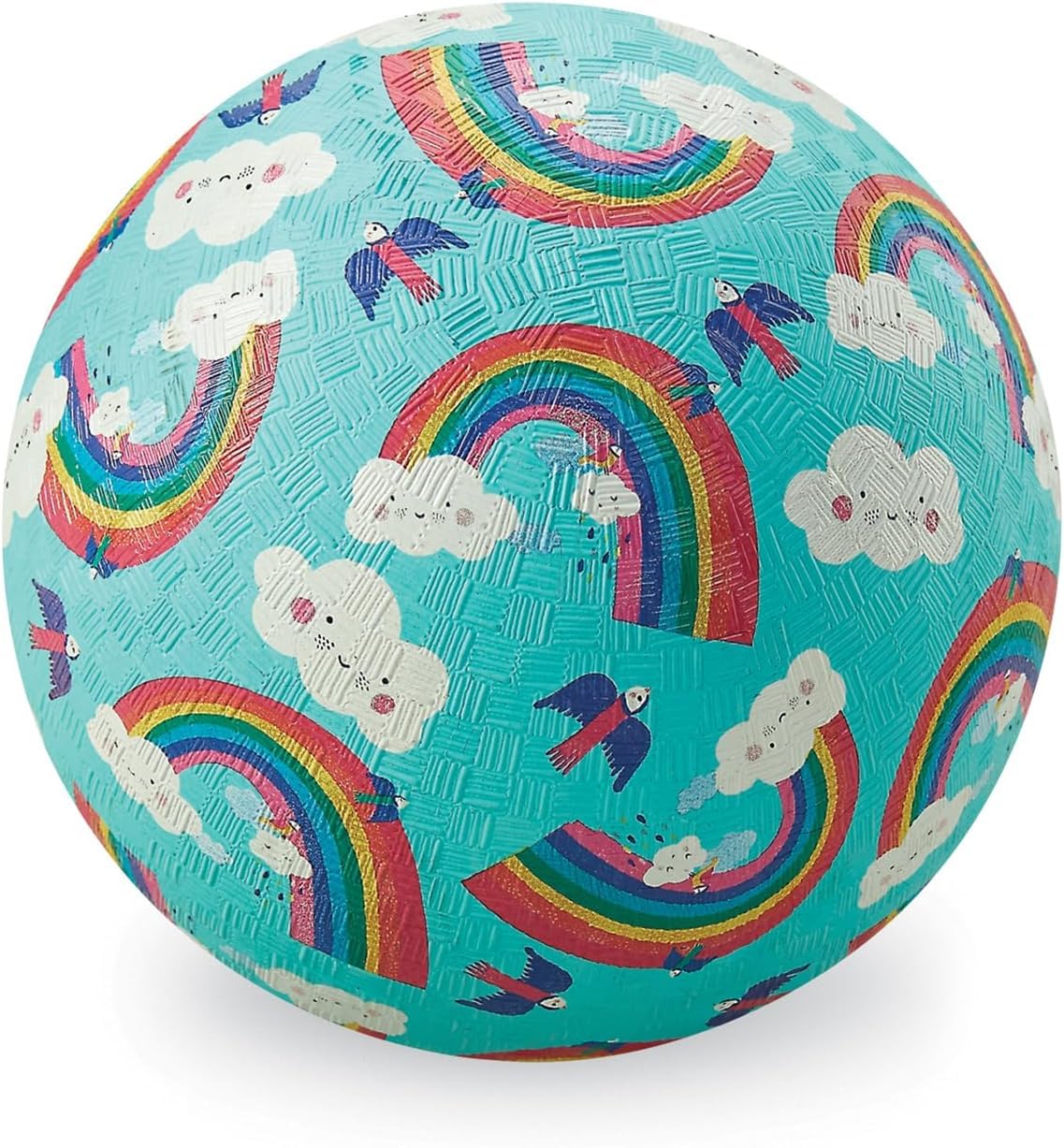 Crocodile Creek Rainbow Dreams playground ball for vibrant outdoor play.