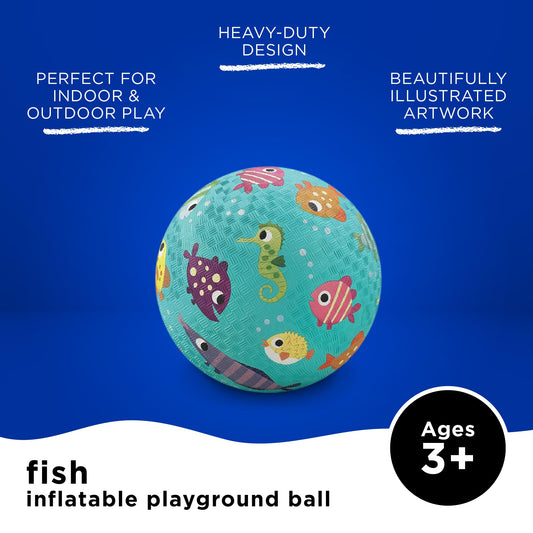 Crocodile Creek playground ball with textured grip, easy handling for small hands