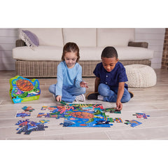 Crocodile Creek puzzle box storage keeps pieces tidy and portable.