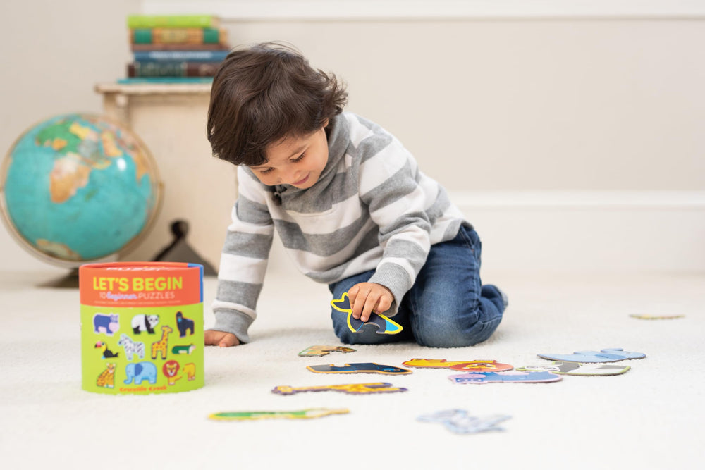 Crocodile Creek 6x4 puzzle on FSC-certified paper supports sustainable toy use.