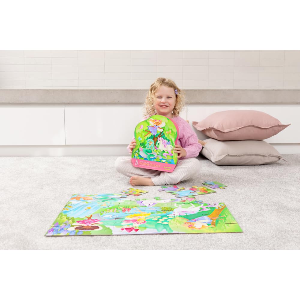Soy-based inks used in Crocodile Creek puzzle for bright, safe visuals