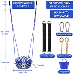 CROSDE swing packaging includes assembly items for quick setup