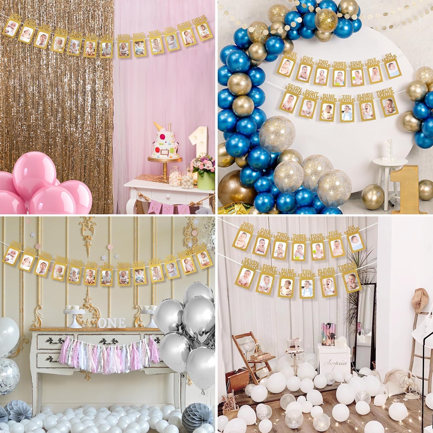 Crosize banner includes needle and ribbons for easy setup.