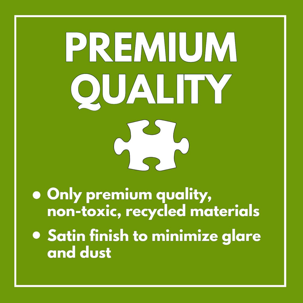 Cross & Glory satin-finish puzzle surface offers smooth puzzling flow.
