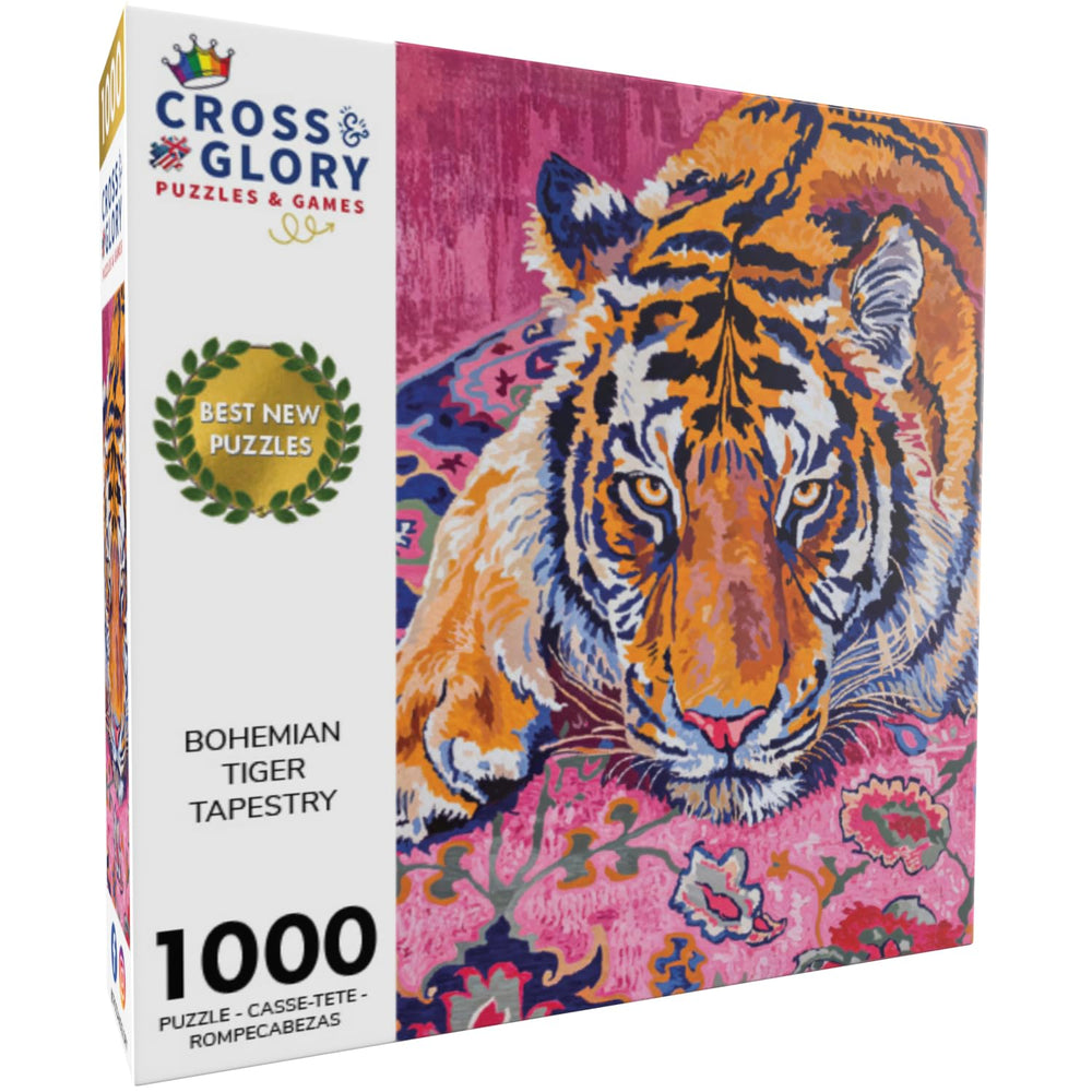Cross & Glory 1000-piece puzzle unfolds with mindful focus and satisfying progress