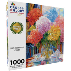 Cross & Glory Color of Calm puzzle pieces precise cuts for a satisfying build