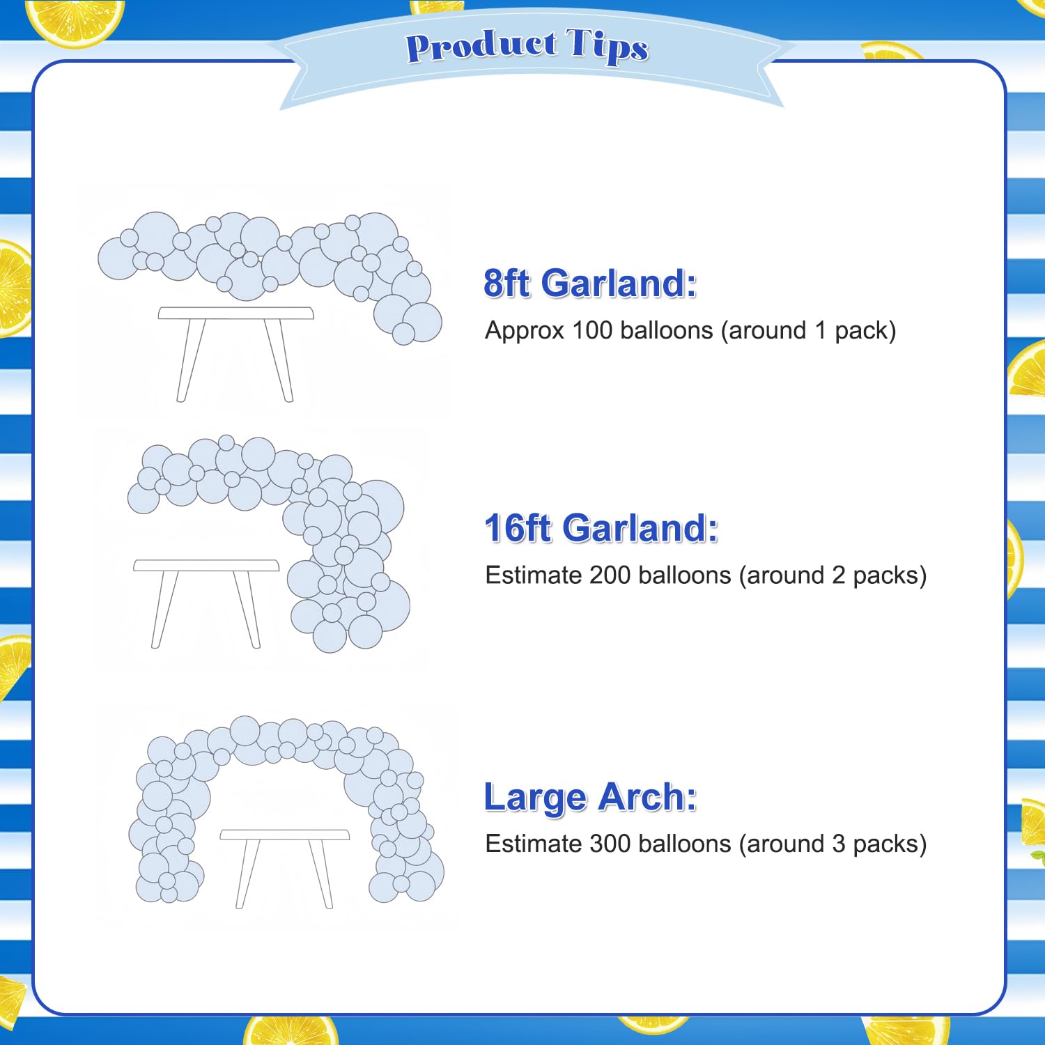 CROSSFINGERS arch-building in minutes supports DIY party decorating