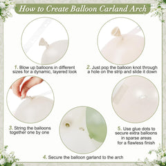 CROSSFINGERS arch kit for baby shower backdrop and decor versatility.