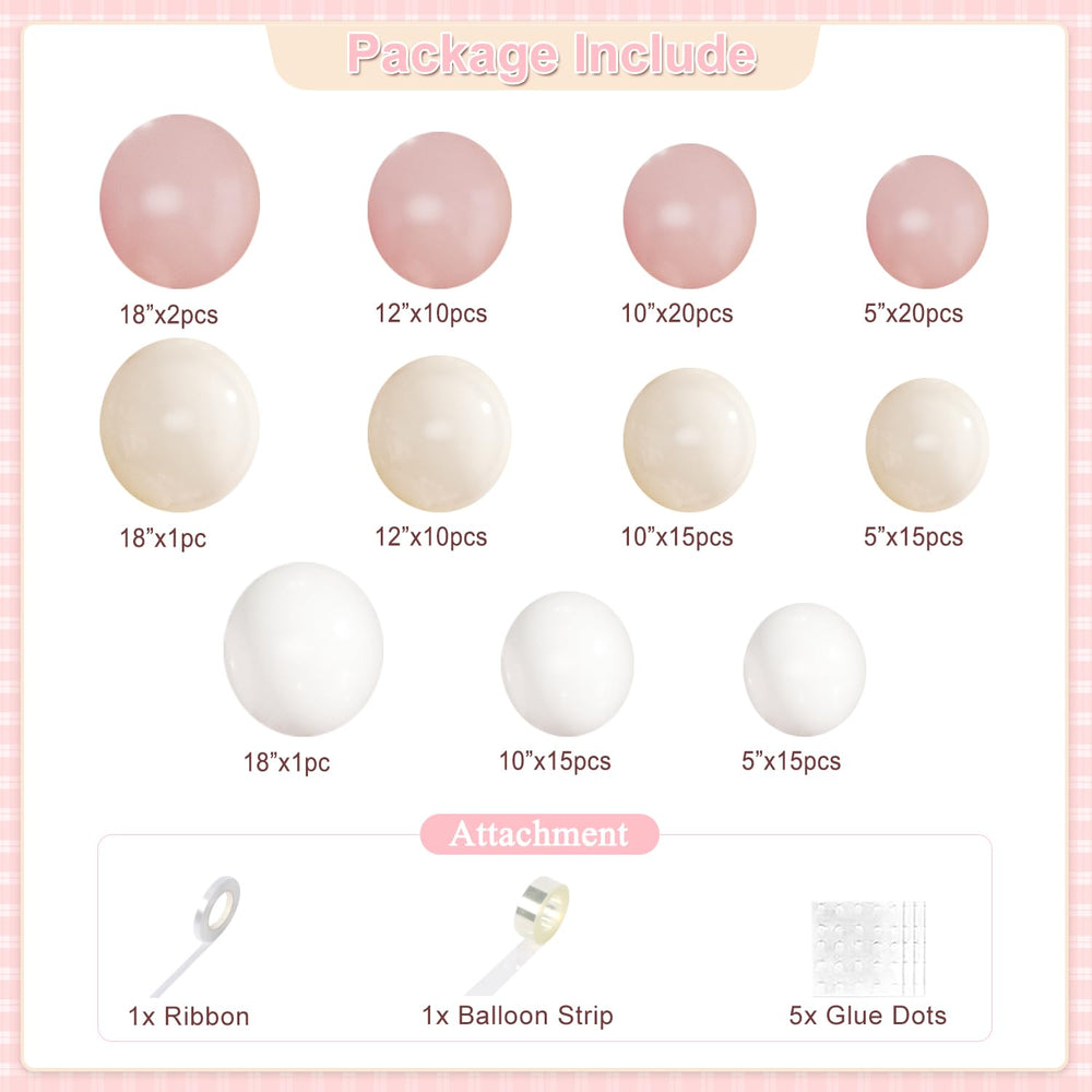 CROSSFINGERS arch kit ideal for baby showers weddings and parties