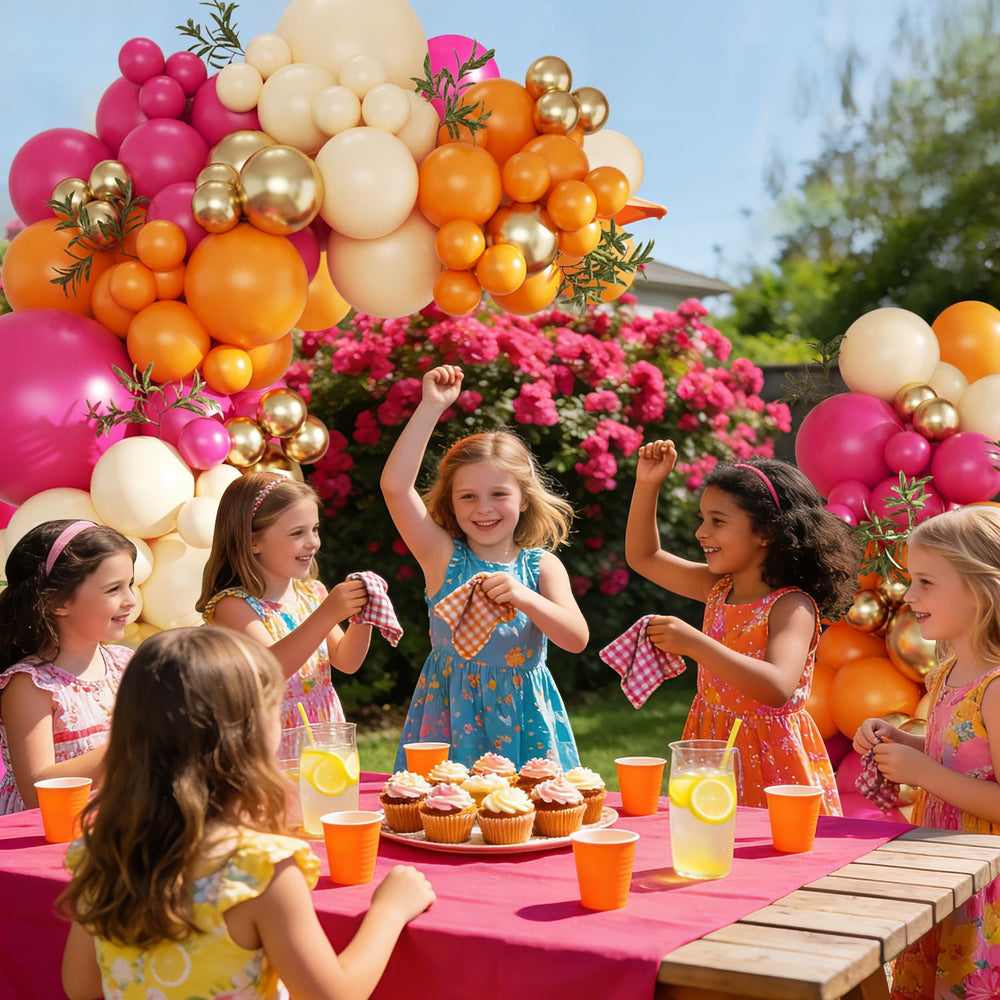 CROSSFINGERS customizable arch design fits any space for memorable celebrations.